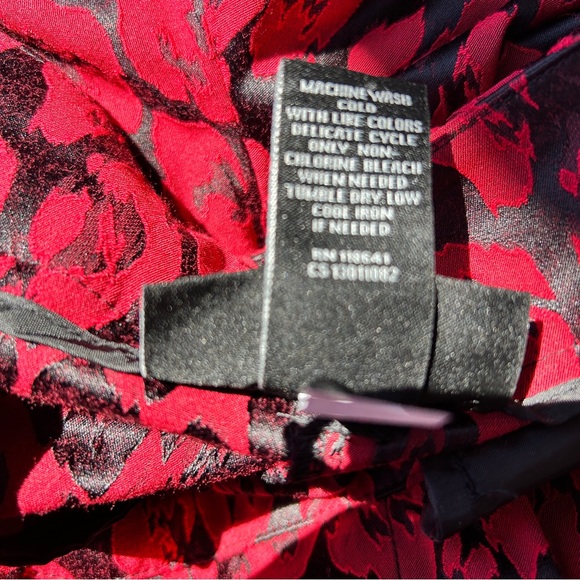 Lane Bryant Red/Black Animal Print Plus Pants 20 - Picture 5 of 5